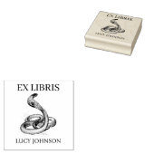 EX LIBRIS Schlangen-Exlibris-Stempel Gummistempel (Stempel)
