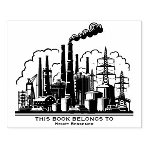 Ex Libris - Schwerindustrie Gummistempel