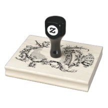 Ex Libris Scroll Vintage Linienkunst
