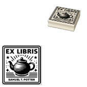 Ex Libris - Tee-Party Gummistempel (Stempel)