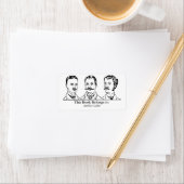 Ex Libris - Three Man v1 Adressaufkleber (Insitu)