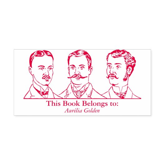 Ex Libris - Three Man v1 Permastempel (Design)