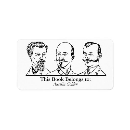 Ex Libris - Three Man v2 Adressaufkleber (Vorne)