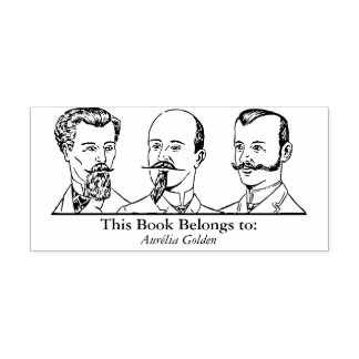 Ex Libris - Three Man v2 Gummistempel