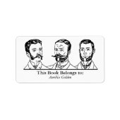 Ex Libris - Three Man v3 Adressaufkleber (Vorne)