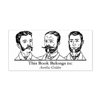 Ex Libris - Three Man v3 Gummistempel