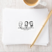 Ex Libris - Three Man v4 Adressaufkleber (Insitu)