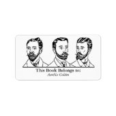 Ex Libris - Three Man v5 Adressaufkleber (Vorne)