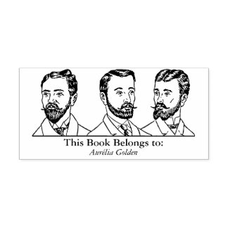 Ex Libris - Three Man v5 Gummistempel