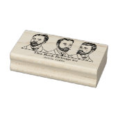 Ex Libris - Three Man v5 Gummistempel (Stempel)