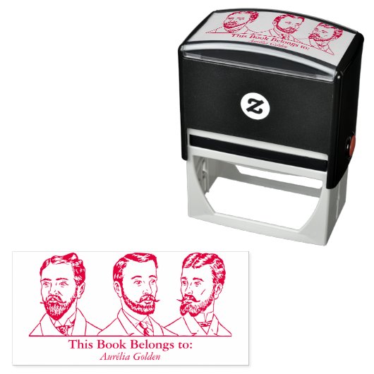 Ex Libris - Three Man v5 Permastempel (Beispiel)