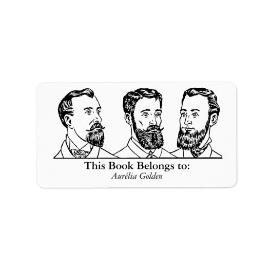 Ex Libris - Three Man v6 Adressaufkleber (Vorne)