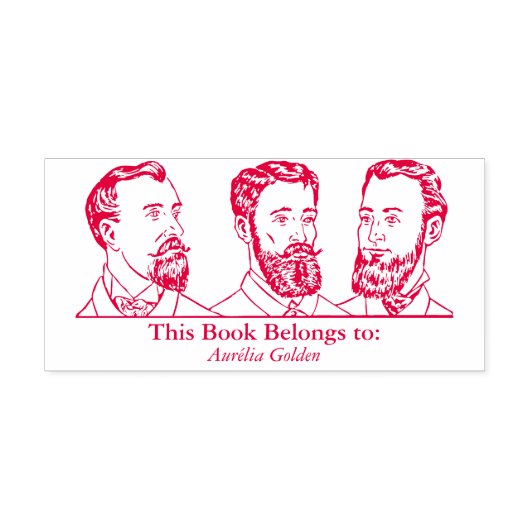 Ex Libris - Three Man v6 Permastempel (Design)
