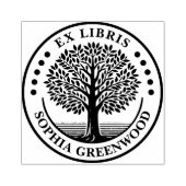 Ex Libris - Tree Gummistempel (Prägung)