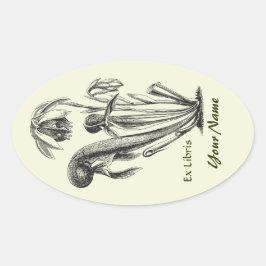 Ex Libris Vintage botanische Stickers