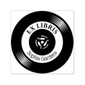 Ex Libris Vinyl Record Permastempel (Design)