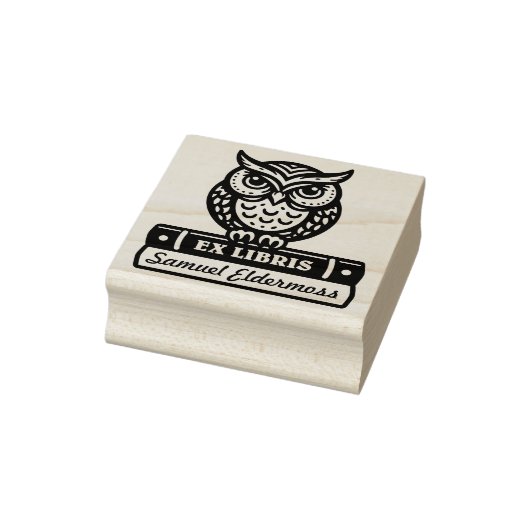 Ex Libris - Wächter der Bücher Gummistempel (Stempel)