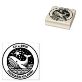 Ex Libris - Weißwal Gummistempel (Stempel)