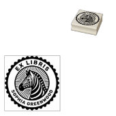 Ex Libris - Zebra Gummistempel (Stempel)