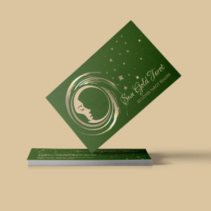 Ex-Liebhaber Tarot Leser Green celestial Visitenkarte