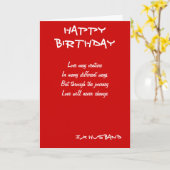 Ex-Mann-Geburtstagskarten Karte (Gelbe Blume)