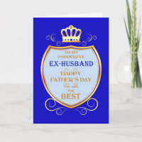 Ex-Mann-Vater-Tag mit Schild