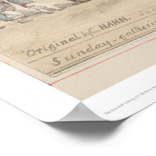 Ex-Mission.. von San Gabriel (1318) Poster (Ecke)