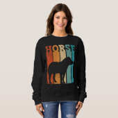 Ex Mormon Tapir Horse LDS Retro Exmo Horse_2 Sweatshirt (Vorne ganz)