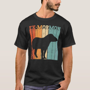 Ex Mormon Tapir Pferd LDS Retro Exmo Ex-Mormon T-Shirt