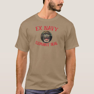 Ex Navy Elephant Siegel T-Shirt