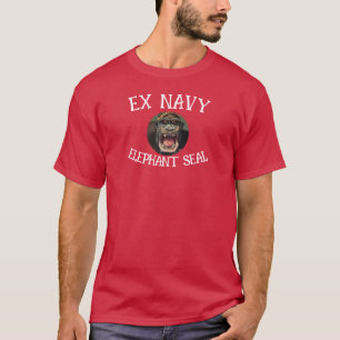 Ex Navy Elephant Siegel T-Shirt
