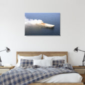Ex-Oriskany, ein stillgelegtes Luftfahrzeug Leinwanddruck (Insitu (Schlafzimmer))