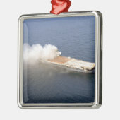 Ex-Oriskany, ein stillgelegtes Luftfahrzeug Silbernes Ornament (Links)