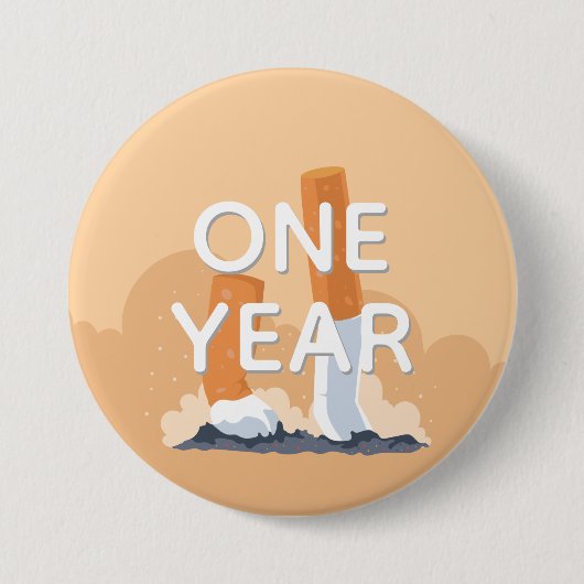 ex Raucher beendigte zu rauchen Button (Vorderseite)