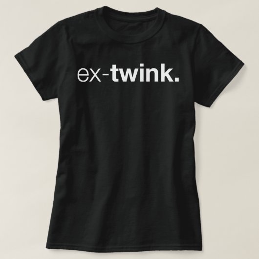 Ex-Twink-Gay T-Shirt (Design vorne)