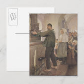 Ex Voto, 1898 Postkarte (Vorne/Hinten)