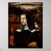 Ex Voto gewidmet St. Catherine von Siena Poster (Vorne)