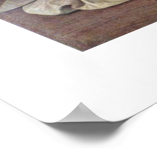 Ex-Voto von 1662, von Philippe de Champaigne Poster (Ecke)