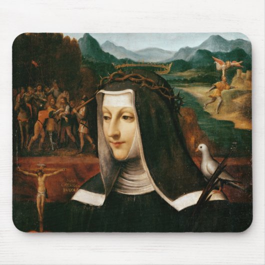 Ex Voto weihte St. Catherine von Siena ein Mousepad (Vorne)