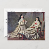 Ex-Votos von 1662 von Champaigne Philippe de Postkarte (Vorne/Hinten)