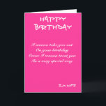 Ex-wife birthday cards-I wanna take you out Karte<br><div class="desc">I wanna take you out birthday greeting cards with dedication to a special ex-wife</div>