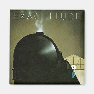 Exactitude Eisenbahnplakat Magnet