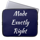 Exakt rechte Elektronik-Bag Laptopschutzhülle (Vorderseite)