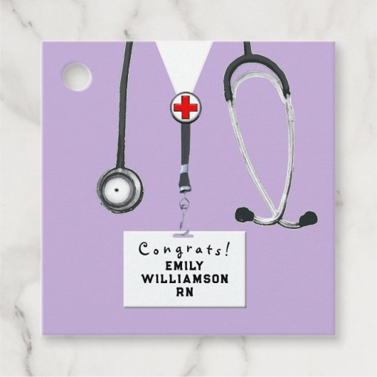 Examen der Pflegeschule Geschenkanhänger (Vorderseite)