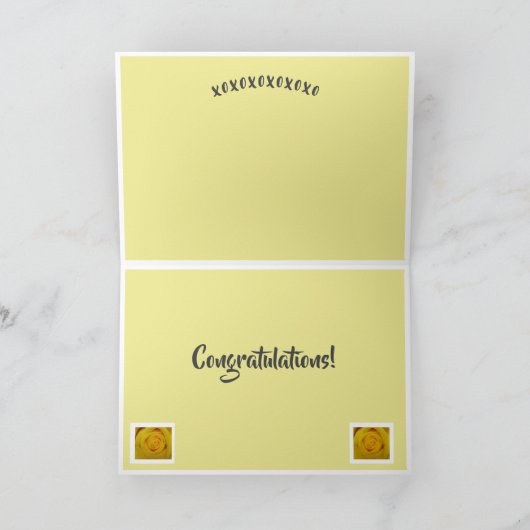 Examen Glückwünsche Karte (Innenseite)