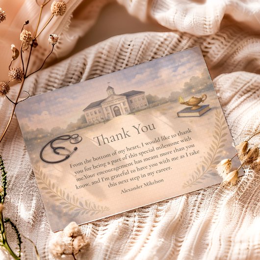 Examensfeier Schwesternschaft Dankeskarte