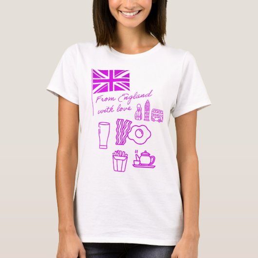 EXANGLIA (Purple) Basic T-Shirt (Vorderseite)