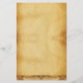 EXCALIBUR .ANTIQUE ROTES BLAUES BLUMENpergament Briefpapier (Rückseite)