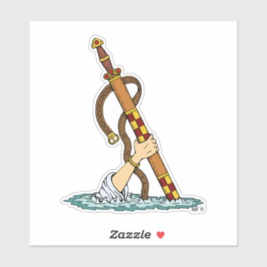 Excalibur Aufkleber (Blatt)