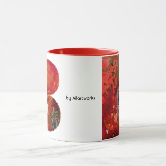 EXCALIBUR B SCHREIBEN / FANTASY MONOGRAMM TASSE (Zentrum)